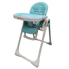 Стул для кормления Indigo comfort, q1, от 5 мес до 3 лет. голубой