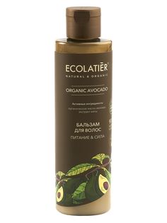 Бальзам для волос Green Питание и сила, ECOLATIER, 250 мл
