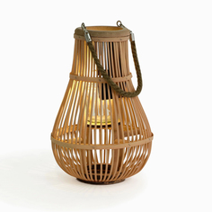 Подсвечник-фонарь Dekor pap коричневый ивовый прут