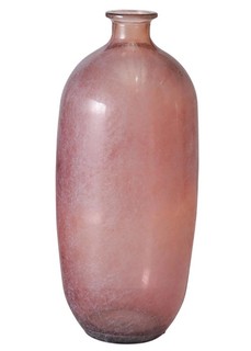 Ваза стеклянная декоративная Boltze alicia 45 см розовая
