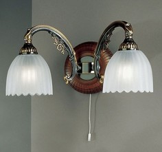 Бра Reccagni Angelo A.3950-2 2 лампы E27 60W белое