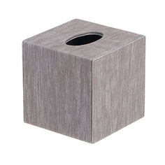Коробка для салфеток Togas Грейс серая квадратная 14 x 14 x 14,5 см