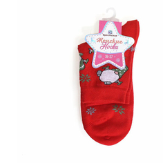 Носки женские Брестские красные 23