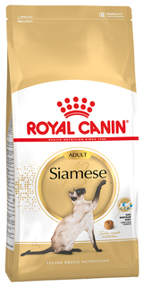 Сухой корм для кошек ROYAL CANIN Siamese Adult, сиамская, домашняя птица, 2кг