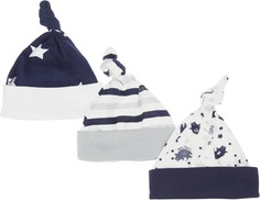 Комплект детский Lucky Child Котики шапочки 3 предмета синий р. 42 3 шт