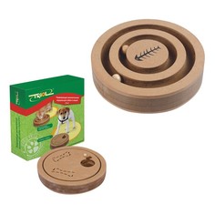 Развивающая игрушка для собак Triol 2 в 1, коричневая, 20 см
