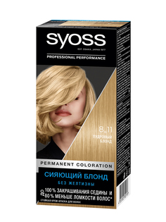 Стойкая краска для волос Syoss Syoss Color т.8-11 Пудровый блонд