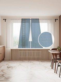 Фототюль JoyArty "Стильная a", 145x180 см (2 полотна со шторной лентой + 50 крючков)