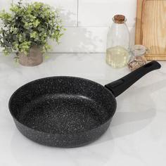 Сковорода универсальная Доляна Элит 28 см коричневый Р00001513