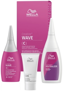 Набор средств для волос Wella Professionals Creatine+ Wave (C) 30 мл + 75 мл + 100 мл