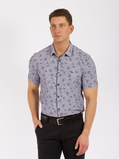 Рубашка мужская DAIROS GD81100451 серая 3XL