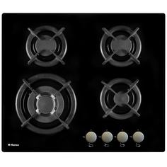 Встраиваемая варочная панель газовая Hansa BHKS6113 Black