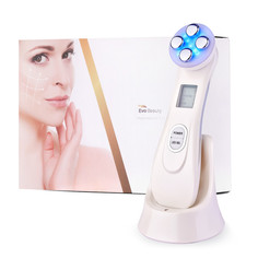 RF лифтинг аппарат для мезотерапии, массажер для шеи, лица, кожи Evo Beauty с микротоками