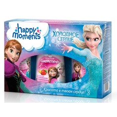 Набор Happy Moments Холодное сердце Шампунь 240мл+Крем для рук 25мл+Спрей для волос 160мл