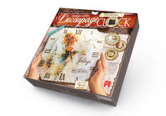 Набор для творчества Danko toys decoupage сlock часы чувства DKC-01-07