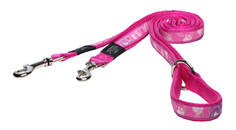 Поводок перестежка для собак Rogz Fancy Dress L-20мм 1,8 м, Розовый HLM03CA