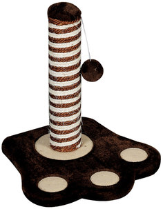 Когтеточка для кошек Papillon Лапа, 32х32х37см, коричневый