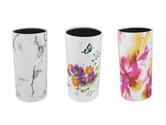 Подставка для ножей Z-1032-01/02/03 Zeidan декор 16х7х22,5см. пластик цв.в асс.(х12)