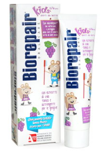 Зубная паста детская Biorepair Kids Grape с экстрактом винограда, от 0 до 6 лет, 50 мл