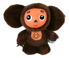 Мягкая игрушка Мульти-Пульти Чебурашка с пластиковой мордочкой 25 см