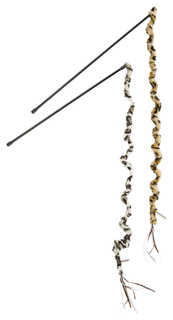 Игрушка Beeztees Удочка с хвостом сафари для кошек 70 см, в ассортименте