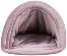 Лежак-пещера Trixie Lilly cuddly ягодный для животных 34 х22 х46 см