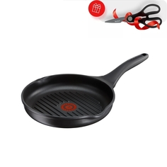 Сковорода для гриля Tefal Supreme Gusto 26 см черный 2100094923+K1564174