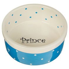 Миска Пижон Prince, керамическая, 400 мл, голубая