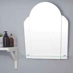 Зеркало «Нарцисс», настенное, с полочкой, 48,5×57,5 см No Brand