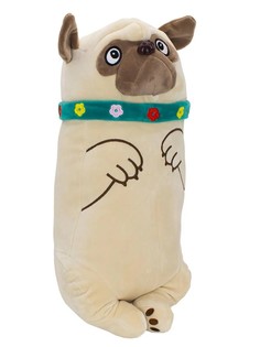 Мягкая игрушка-подушка Kids Choice Мопс в ошейнике 45 см