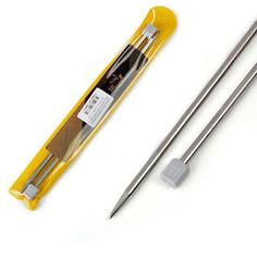 Спицы для вязания Maxwell прямые , металл, 6 мм, 35 см, 2 шт MAXW.35-60