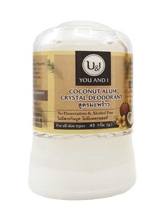 Дезодорант You and I Stick Body Deodorant кристаллический натуральный с кокосом, 45 г U&I