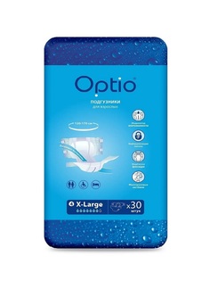 Подгузники для взрослых Optio р.XL (120-170 см) 30 шт.