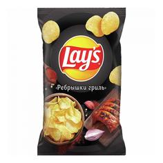 Чипсы картофельные Lays Ребрышки гриль 81 г