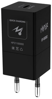 Сетевое зарядное устройство HIPER HP-WC002 1xUSB Type-C 3 А черный