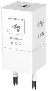 Сетевое зарядное устройство HIPER HP-WC006 1xUSB Type-C 3 А белый