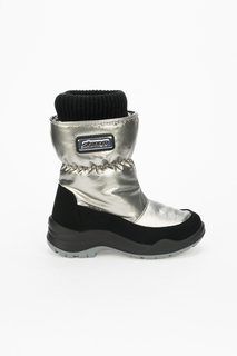 Дутики Skandia 1502R цв. серебряный р.35