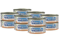 Влажный корм для кошек Farmina Vet Life Cat Convalescence, курица, 12шт, 85г