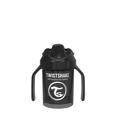 Поильник Twistshake Mini Cup 230 мл. Чёрный Супергерой (Superhero). Возраст 4+m.