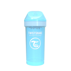 Поильник Twistshake Kid Cup 360 мл. Пастельный синий (Pastel Blue). Возраст 12+m.