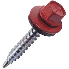 Саморез TECH-KREP 112029 кр св. 4.8х28 ral-3011 (тёмно-красный) (60шт) - коробка с ок