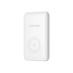 Внешний аккумулятор Canyon PB-1001, 10000мAч, белый [cns-cpb1001w]
