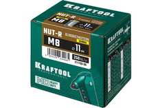 Резьбовые заклепки Kraftool Nut-R, М8, 250 шт, стальные с насечками, уменьш. Бортик