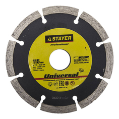 Диск отрезной алмазный по бетону Stayer 3660-115_z01