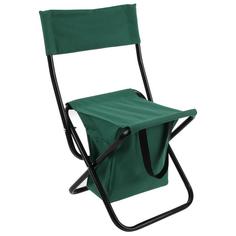 Стул туристический СТР-16С, 350 х 260 х 600 см, с сумкой, цвет зелёный Sima Land