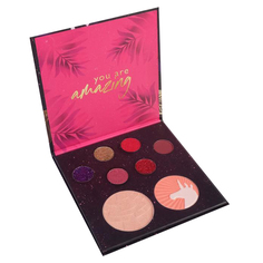 Палетка TROPICAL PARADISE: тени (6 цветов), румяна, хайлайтер 4734458 Beauty Fox