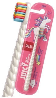 Зубная щетка детская Splat Juicy Lab UniMagic Clear с ионами серебра мягкая