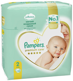 Подгузники Pampers Premium Care 2 (4-8 кг) 20 шт