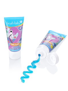 Детская зубная паста Brush-Baby 3+ тутти-фрутти 50 мл