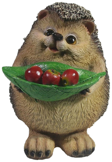 Садовая фигурка Ремеко Ежик с листочком 24301